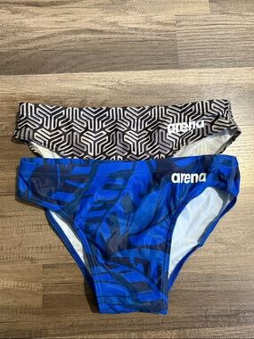 Set of 2 Arena Men's Swim Briefs/ Speedos